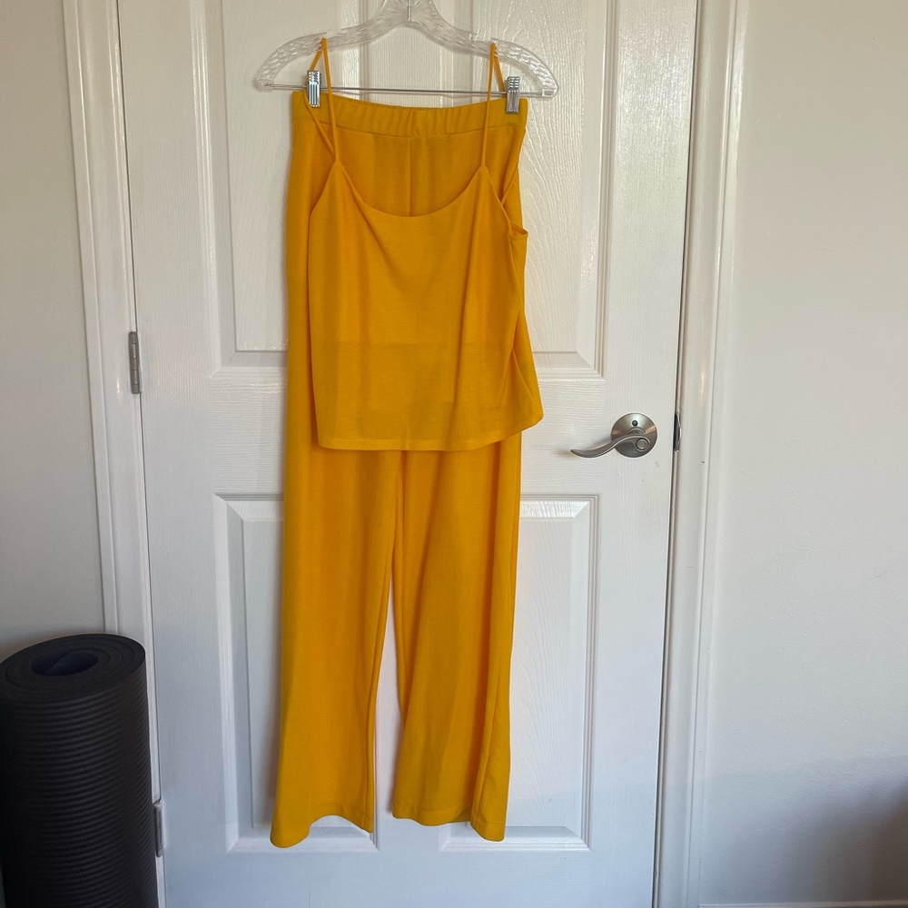 Zara Orange Two Piece Set